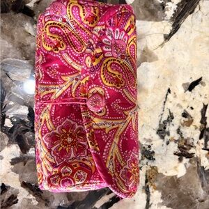 Vibrant Pink Paisley Travel Bag